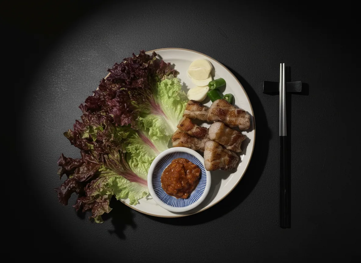 삼겹살 한 쌈